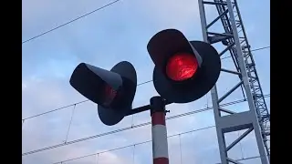 Przejazd kolejowy Świnoujście ulica Barlickiego/Rail Crossing Świnoujście Barlickiego Street