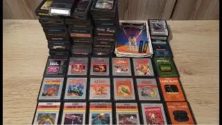 Распаковка [Unboxing 22] посылки с картриджами на Atari (SwordQuest, Moon Patrol, Vanguard, Pitfall)
