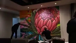 Wallpaper Art in NUtec's Innovation Hub