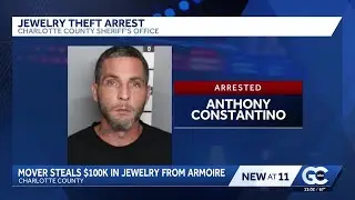 Older Port Charlotte resident says mover stole $100K in jewelry from her armoire