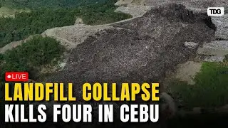 Philippines Landfill Collapse LIVE: Deadly Landfill Collapse in Philippines Caught on Drone Footage