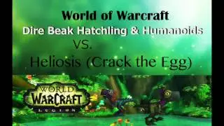 Direbeak Hatchling and Humanoids vs. Heliosus Crack the Egg Daily