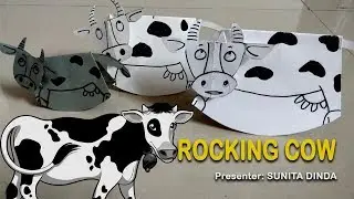 ROCKING COW by colorful papers: A Very Simple steps to make rocking Cow