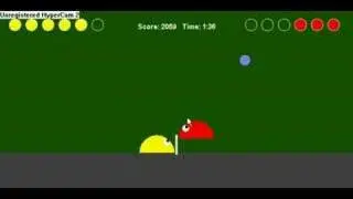 One slime volleyball