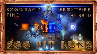 Diablo 2 Resurrected (D2R) - 200 Pit Runs Drop HIGHLIGHTS [High Runes, Skillers + INSANE Uniques]