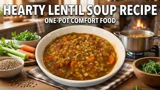 Hearty Lentil Soup Recipe | Easy One-Pot Comfort Food for Cold Winter Days