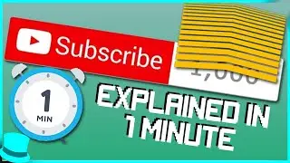 how to be big on youtube in under 1 minute