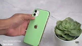 Fern Green Glass Finish Soft Case For iPhone