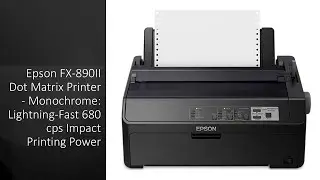 Матричный принтер Epson FX-890II &mdash; монохромный: молниеносная скорость ударной печати 680 символов...