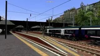 Railworks 3 Train Simulator: Scotrail Class 170 approaches Edinburgh Waverley