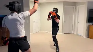 Leo Mundinger vs Joel Gallarza, 3 round kickboxing spar