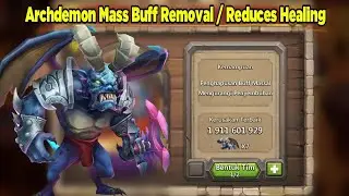 Castle clash Archdemon Mass Buff Removal/Reduces Healing | F2p X7 1,9 Billion Dmg | Setups Build