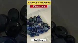 Natural Blue Sapphire at Wholesale Lot ( Rs 150/carat) Fine Quality Cabochon Oval Shape Gemstone