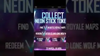 #freefireshorts #freefire 🔥 Neon stick token in map 💯