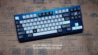 JJW Cloudline v2 | Alu Plate | Retooled Cherry MX Clear