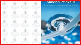 Pawfly 20 Piece Aquarium Suction Cup Clips 3/16