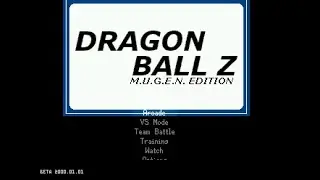 Very old MUGEN shit. DBME first DosBox launch.