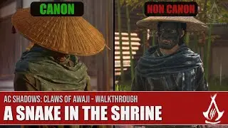 AC Shadows: Claws of Awaji - A Snake in the Shrine [All Possibilities]