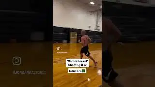 Corner Pocket Shooting Drill🎱🎯 #basketballdrills #basketball #howtoshoot #shootingdrills