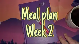 Meal plan for the week