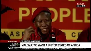 EFF 2nd National People's Assembly | EFF's newly elected leadership with Mazwe Majola