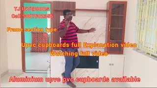 Upvc cupboards available TJ INTERIORS call 9087602356 low price overall Tamil nadu 