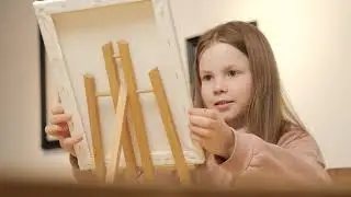 MEEDEN Easel with Canvas Sets, 12