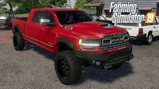FS19 - 2021 RAM 2500 Cummins Diesel OFF-ROAD - NEW CAR MOD for Farming Simulator 2019 ROLEPLAY