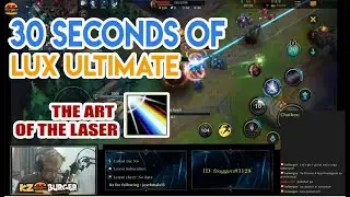 30 seconds of Lux Satisfying Ultimate The art of the laser ( League of Legends Wild Rift) #shorts