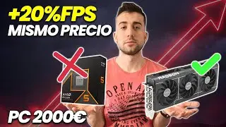 PC 2000&euro;: Sacrifiqu&eacute; el Ryzen 5 9600X para meter ESTA Gr&aacute;fica