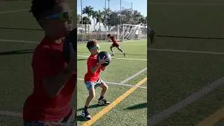 The results are earned! 💪🏽 #WeTrain #1K #strength #speedtraining #football #NFLflag #shorts