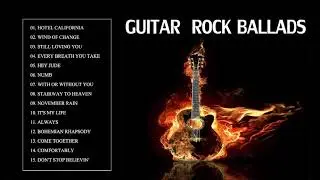 Relaxing Guitar Slow Rock 70's 80's | Best Of Guitar Slow Rock Instrumental