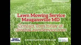 Lawn Mowing Service Maugansville MD Washington County Maryland Grosh's Lawn Service