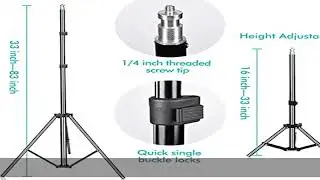 SLOW DOLPHIN Photography Umbrella Lighting Kit,400W 5500K Daylight Photo Portrait Continuous Reflec