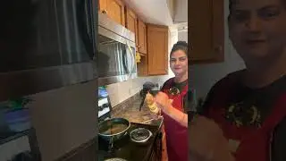 Evening food preparation