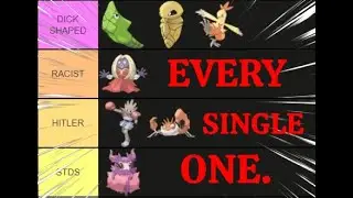 I RANKED EVERY SINGLE POKEMON. (Stream Highlights)