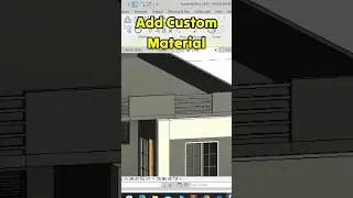 ✅Add  Custom Material In Revit #revit #architecture #ytshorts #viralshort