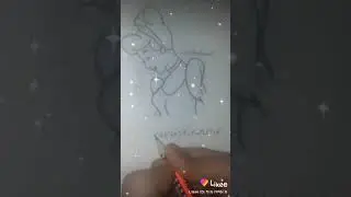 Pencil Drawing Cinderella