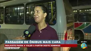 Rota da not&iacute;cia - Passagem de &ocirc;nibus sobe e novo valor come&ccedil;a a valer neste domingo