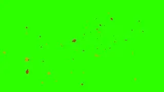 Leaves Flying #2 / Green Screen - Chroma Key