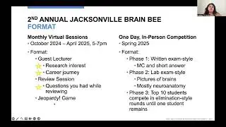 October 2025 Jacksonville Brain Bee Lecture_Brain Facts Intro & chapters 1&13. Neuroscience ch 1-4