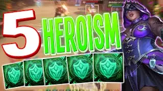 WE BUILT 5 HEROISMS on SLASH in SMITE!