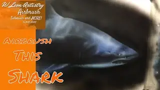 How to paint this shark, an airbrush tutorial