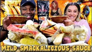 SEAFOOD BOIL WITH BLOVE'S NEW MILD SMACKLICOUS SAUCE🦀🦞🥔🥚