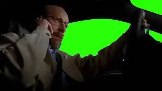 Walter White Driving - Green Screen