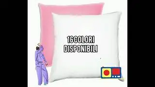 Cuscini personalizzati con foto e scritte bicolore