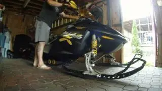 Ski Doo rev 600 exhaust tones stock vs MBRP race can