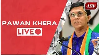 LIVE :Congress party briefing by  Pawan Khera and Devender Yadav at AICC HQ.| A1TV