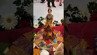 Half saree function Doll decoration ideas👌 #halfsareefunction #decorationideas