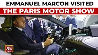 Emmanuel Macron Opens Paris Motor Show As EV Trade War Brews Between EU & China | India Today